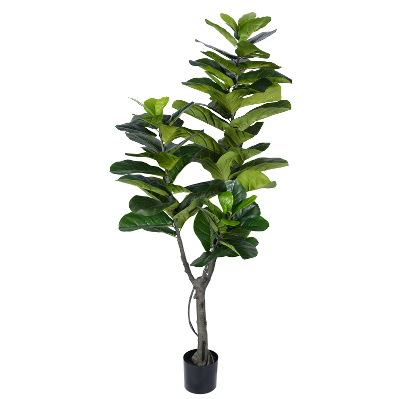 316-000002 Διακοσμητικό φυτό Fiddlehead I σε γλάστρα Inart πράσινο pp Υ180εκ-PK316-000002 - Image 1