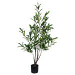 Διακοσμητικό φυτό Olive tree σε γλάστρα Inart πράσινο pp Υ120εκ-PK316-000016