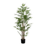 Διακοσμητικό φυτό Bamboo I σε γλάστρα Inart πράσινο pp Υ150εκ-PK316-000019