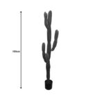 Διακοσμητικό φυτό Cactus I σε γλάστρα Inart πράσινο pp Υ155εκ-PK316-000022 - Image 4