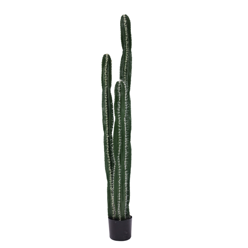 316-000023 Διακοσμητικό φυτό Cactus II σε γλάστρα Inart πράσινο pp Υ155εκ-PK316-000023 - Image 1
