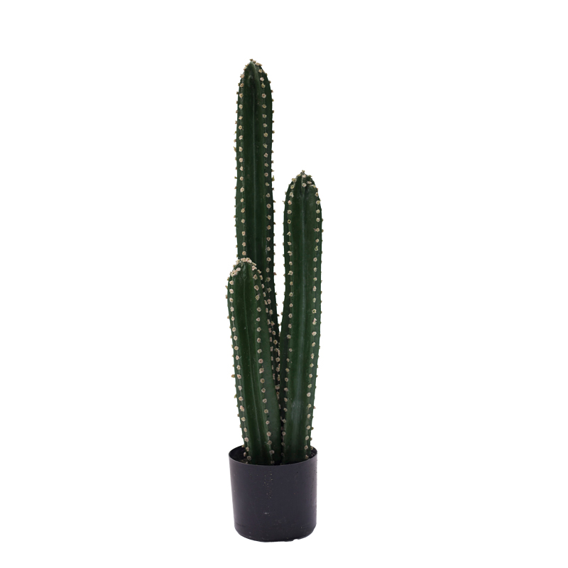 316-000024 Διακοσμητικό φυτό Cactus III σε γλάστρα Inart πράσινο pp Υ85εκ-PK316-000024 - Image 1