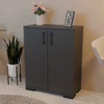 Ντουλάπι Yven   ανθρακί μελαμίνης 65x32x83εκ-PK321-000060 - Image 2