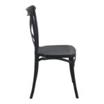 Καρέκλα Crossie   pp σε μαύρη απόχρωση 38x46.5x82εκ-PK326-000013 - Image 3