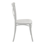 Καρέκλα Crossie   pp σε λευκή απόχρωση 38x46.5x82εκ-PK326-000014 - Image 3