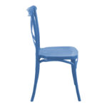 Καρέκλα Crossie   pp σε απόχρωση μπλε 38x46.5x82εκ-PK326-000015 - Image 3