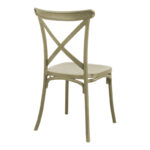 Καρέκλα Crossie   pp σε απόχρωση cappucino 38x46.5x82εκ-PK326-000016 - Image 2
