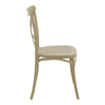 Καρέκλα Crossie   pp σε απόχρωση cappucino 38x46.5x82εκ-PK326-000016 - Image 3