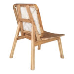 Καρέκλα Viborg   φυσικό teak ξύλο-φυσικό rattan 60x75x87εκ-PK335-000003 - Image 2