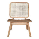 Καρέκλα Viborg   φυσικό teak ξύλο-φυσικό rattan 60x75x87εκ-PK335-000003 - Image 4
