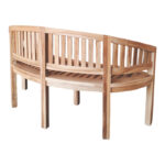 Παγκάκι τριθέσιο Coren   φυσικό teak ξύλο 150x61x87εκ-PK335-000007 - Image 2