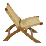 Καρέκλα Jerenze   φυσικό teak ξύλο-rattan 65x78x68εκ-PK336-000010 - Image 3