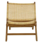 Καρέκλα Jerenze   φυσικό teak ξύλο-rattan 65x78x68εκ-PK336-000010 - Image 4