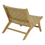 Καρέκλα Foldere   φυσικό teak ξύλο-σχοινί 65x78x68εκ-PK336-000011 - Image 2