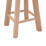 Σκαμπό Charloce   teak ξύλο σε φυσική απόχρωση Φ35x62εκ-PK336-000020 - Image 4
