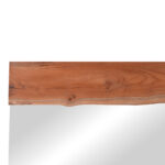 Καθρέπτης Riverine   teak ξύλο σε φυσική απόχρωση 120x80x4εκ-PK338-000006 - Image 2