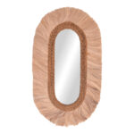 Καθρέπτης Nabore Inart abaca σε φυσικό χρώμα 55x4x96εκ-PK339-000029