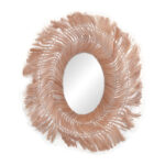 Καθρέπτης Tolle Inart abaca σε φυσικό χρώμα 65x85x17εκ-PK339-000033 - Image 2