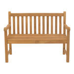 Παγκάκι Nat   teak ξύλο σε φυσική απόχρωση 120x57x96εκ-PK340-000018 - Image 4