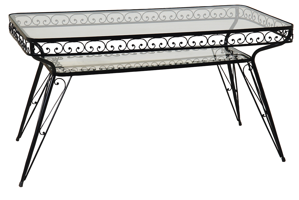 3741-galvanismeno-paral-mo-trapezi-masif-120-x-70-x-73hcm-14135 Γαλβανισμένο Παραλ/μο Τραπέζι Μασίφ 140 x 70 x 73(h)cm-L3741 - Image 1