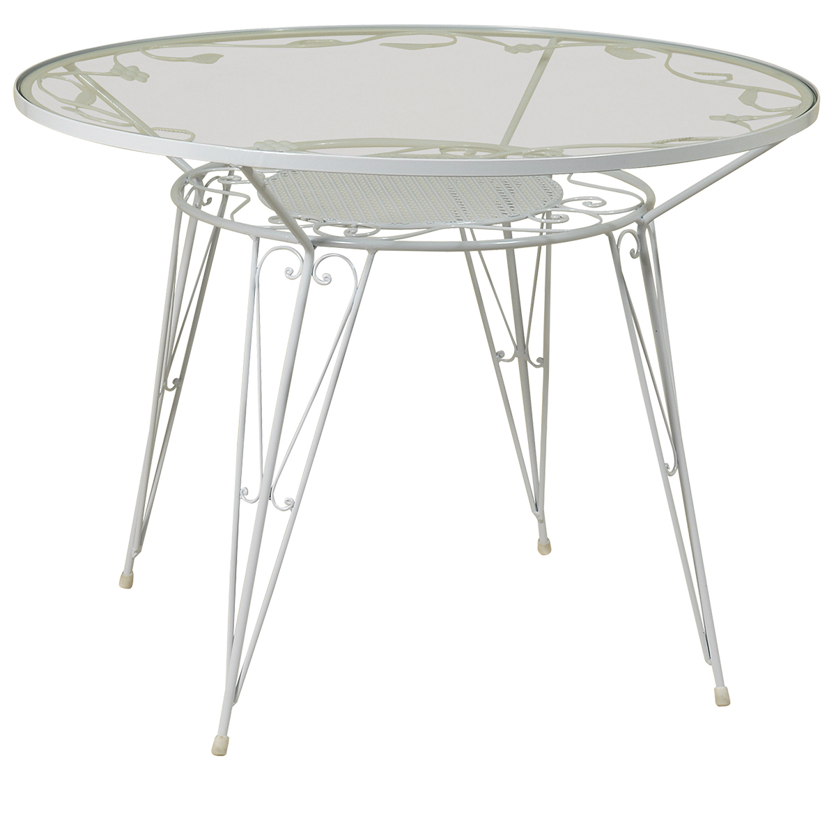 3761-galvanismeno-stroggulo-trapezi-masif-90-x-75hcm-14102 Γαλβανισμένο Στρογγυλό Τραπέζι Μασίφ 90 x 75(h)cm-L3761 - Image 1
