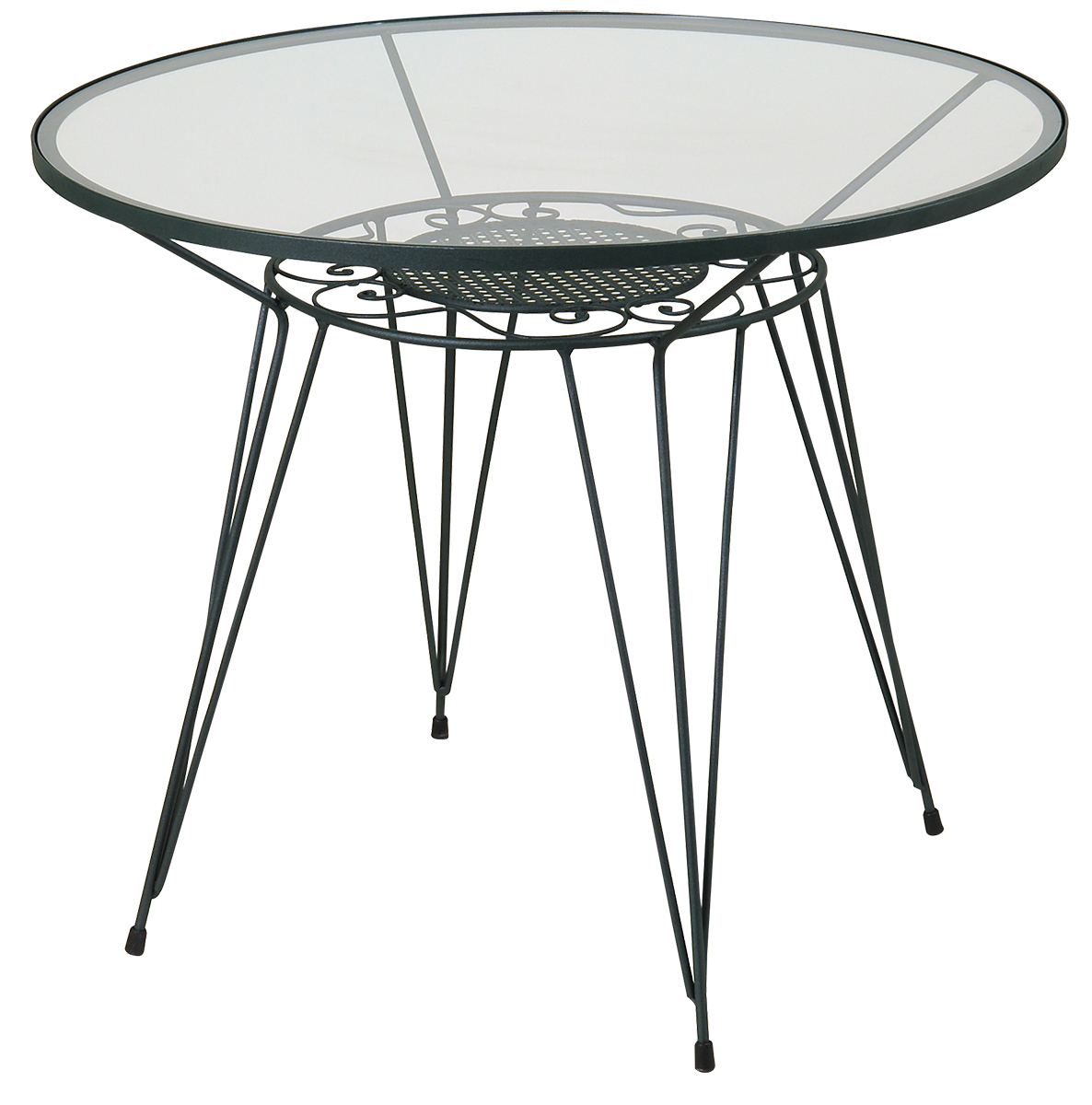 3765-galvanismeno-stroggulo-trapezi-masif-90-x-75hcm-14108 Γαλβανισμένο Στρογγυλό Τραπέζι Μασίφ 90 x 75(h)cm-L3765 - Image 1