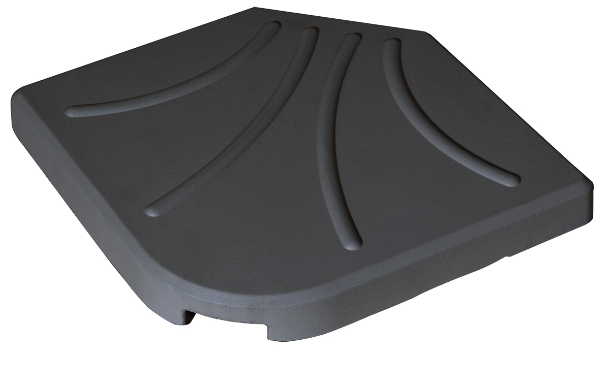 DTH25-G-gkri-vasi-plaka-50-x-50cm-gia-goniakes-ompreles-25kgr-32984 Γκρί Βάση Πλάκα 50 x 50cm Για Γωνιακές Ομπρέλες 25Kgr-LDTH25-G - Image 1