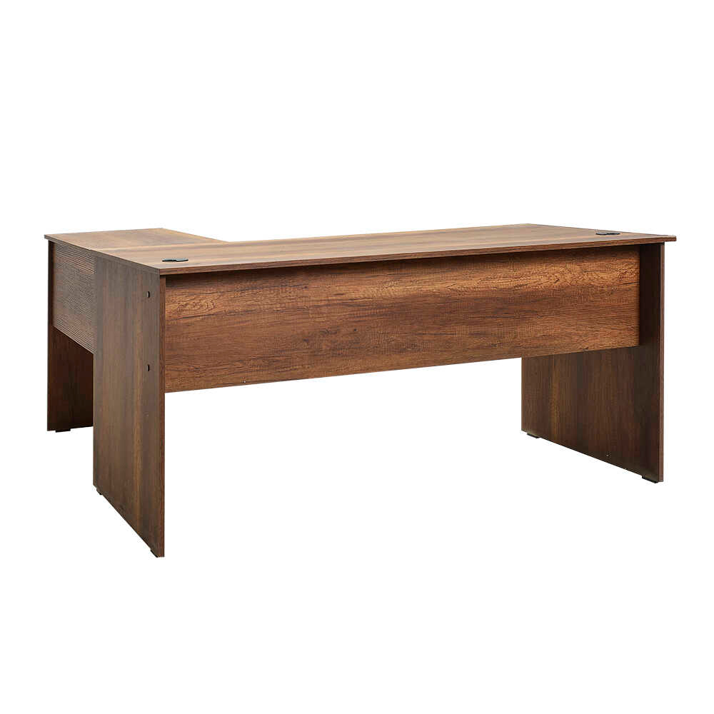 GP009-0160-0 Γραφείο διευθυντικό Rio Megapap γωνιακό αναστρέψιμο χρώμα καρυδί 160x144x75εκ. - GP009-0160 - Image 1