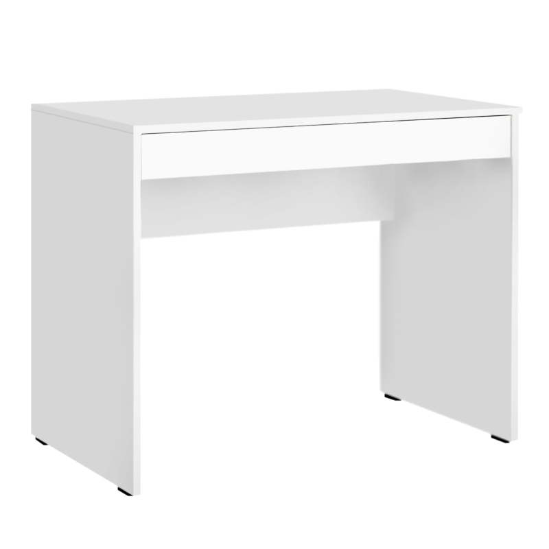 GP009-02331-0 Γραφείο εργασίας Vareno Megapap από μελαμίνη χρώμα λευκό 90x55x75εκ. - GP009-0233,1 - Image 1