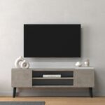 Έπιπλο τηλεόρασης Etna Megapap χρώμα γκρι ρετρό 120x30x40εκ. - GP022-0006,4 - Image 3