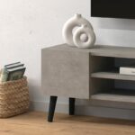 Έπιπλο τηλεόρασης Etna Megapap χρώμα γκρι ρετρό 120x30x40εκ. - GP022-0006,4 - Image 4