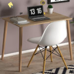 Γραφείο Fiona Megapap από μελαμίνη χρώμα oak 90x55x75εκ. - GP022-0007,1 - Image 2
