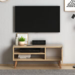 Έπιπλο τηλεόρασης Porto Megapap από μελαμίνη χρώμα oak 90x32x42εκ. - GP022-0024,3 - Image 2