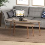 Βοηθητικά τραπεζάκια Elips Megapap από μελαμίνη χρώμα pine oak 116x46x46εκ. - GP022-0039,3 - Image 3