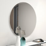 Καθρέφτης τοίχου Losta Megapap χρώμα λευκό 60x60x2,2εκ. - GP028-0005