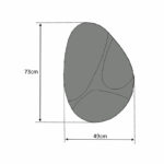 Καθρέφτης τοίχου Leon Megapap χρώμα γκρι 73x49x2,2εκ. - GP028-0009 - Image 3
