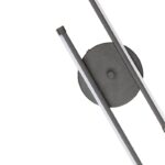 Απλίκα τοίχου Led Frode Megapap μεταλλική χρώμα μαύρο 70x10x10εκ. - GP030-0138,1 - Image 3