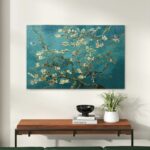 Πίνακας σε καμβά "Blooming Flowers" Megapap ψηφιακής εκτύπωσης 100x70x3εκ. - GP033-0072 - Image 2