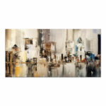 Πίνακας σε καμβά "City" Megapap ψηφιακής εκτύπωσης 140x70x3εκ. - GP033-0113