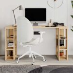 Γραφείο εργασίας Colmar Megapap από μελαμίνη χρώμα sapphire oak 140x60x75εκ - GP037-0005,5 - Image 2