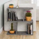 Βοηθητικό τραπεζάκι Homemania Megapap από μελαμίνη χρώμα γκρι ρετρό 60x20x60εκ. - GP037-0018,2 - Image 2