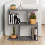 Βοηθητικό τραπεζάκι Homemania Megapap από μελαμίνη χρώμα ανθρακί 60x20x60εκ. - GP037-0018,5 - Image 2