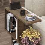 Βοηθητικό τραπεζάκι Homemania Megapap χρώμα ανοιχτό καρυδί 60x20x60εκ. - GP037-0018,8 - Image 2