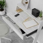 Γραφείο εργασίας Cowork Megapap από μελαμίνη χρώμα λευκό αντικέ 94x50x91εκ. - GP037-0062,1 - Image 3
