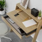 Γραφείο εργασίας Cowork Megapap από μελαμίνη χρώμα φυσικό οξιάς 94x50x91εκ. - GP037-0062,3 - Image 3