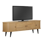 Έπιπλο τηλεόρασης Gentle Megapap χρώμα sapphire oak 180x40x52εκ. - GP037-0202,1 - Image 6
