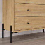 Συρταριέρα Malta Megapap χρώμα sapphire oak 94x40x80,1εκ. - GP037-0236,1 - Image 4