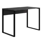 Γραφείο εργασίας Inna Megapap χρώμα γκρι ρετρό - silky black 110x60x75εκ. - GP037-0241,1 - Image 3