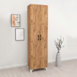 Ντουλάπα - Παπουτσοθήκη μελαμίνης Lilly Megapap χρώμα pine oak 49x32x178εκ. - GP041-0015,2 - Image 2
