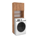 Έπιπλο πλυντηρίου Ramsey Megapap από μελαμίνη χρώμα pine oak 65x27x190,6εκ. - GP041-0035,3